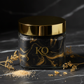 Happy Bright Scrub - Black Charcoal & Gold Marble